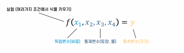 독립변수, 통제변수, 종속변수